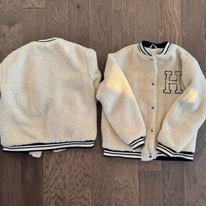 BUNDLE Zara Kids Varsity Shearling Jackets